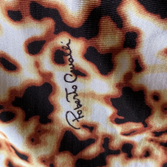 Roberto Cavalli Digital Print Ombre Sheath Dress Size Medium EUC - Picture 5 of 16